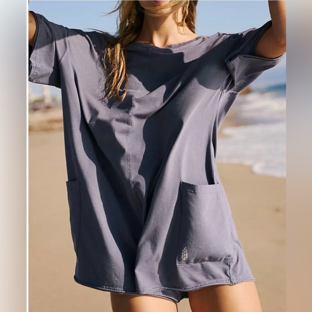 NWT Free People Hot Shot Tee Romper